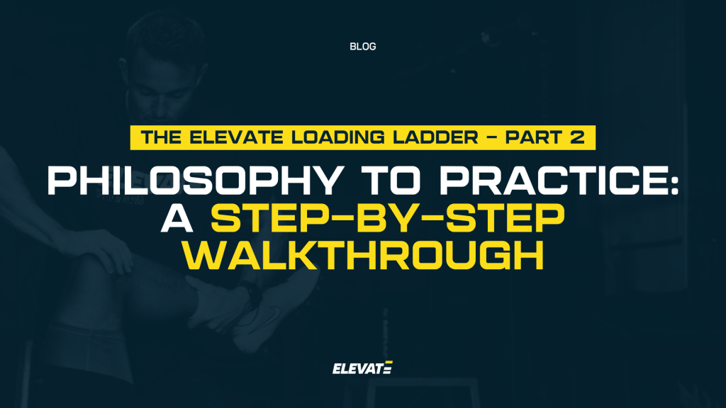 The Elevate Loading Ladder – Part 2: Philosophy to Practice – A Step-by-Step Walkthrough